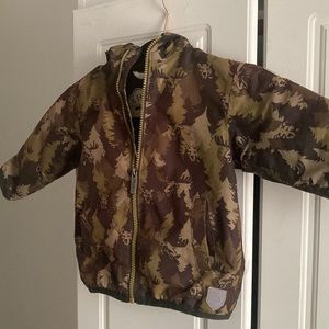 Hatley Kids Hooded Polar fleece lined jacked size 2